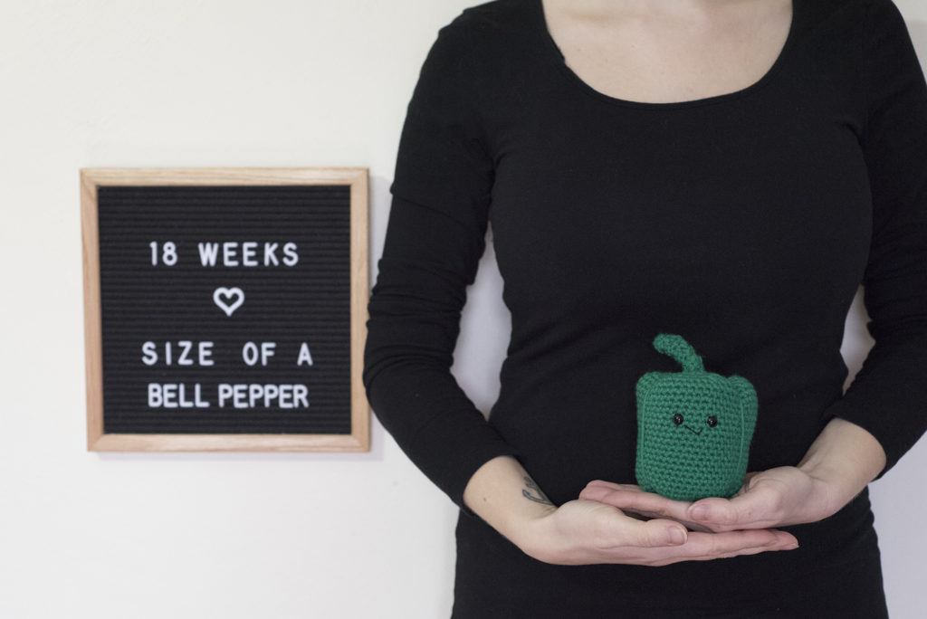 Bell Pepper crochet pattern by The Turtle Trunk