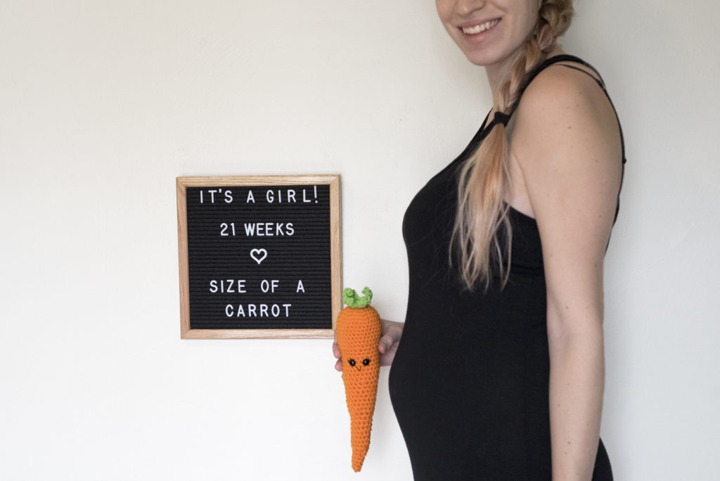 Carrot crochet pattern by The Turtle Trunk