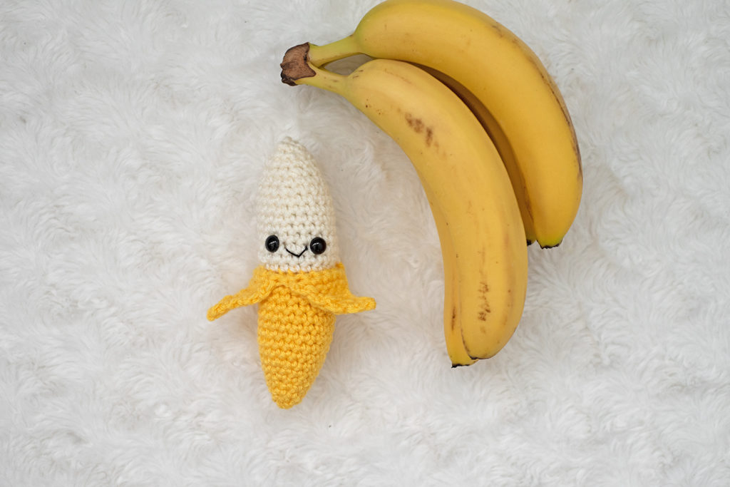 Banana crochet pattern by The Turtle Trunk