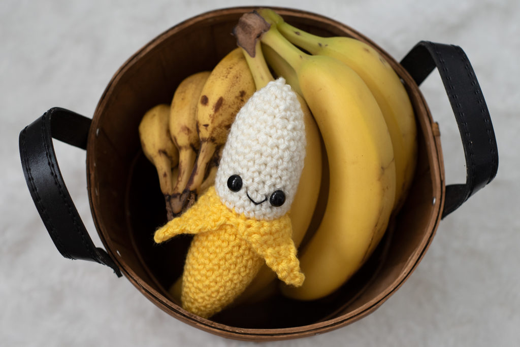 Banana crochet pattern by The Turtle Trunk