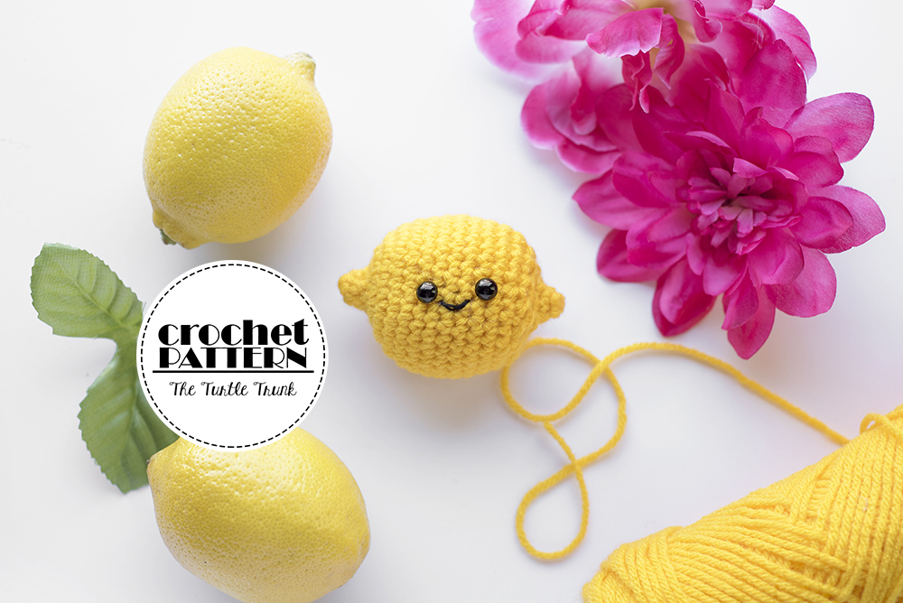 Lemon crochet pattern by The Turtle Trunk