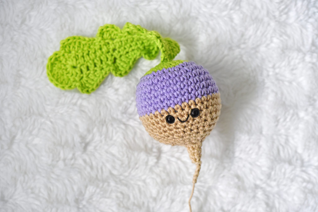 Turnip crochet pattern by The Turtle Trunk