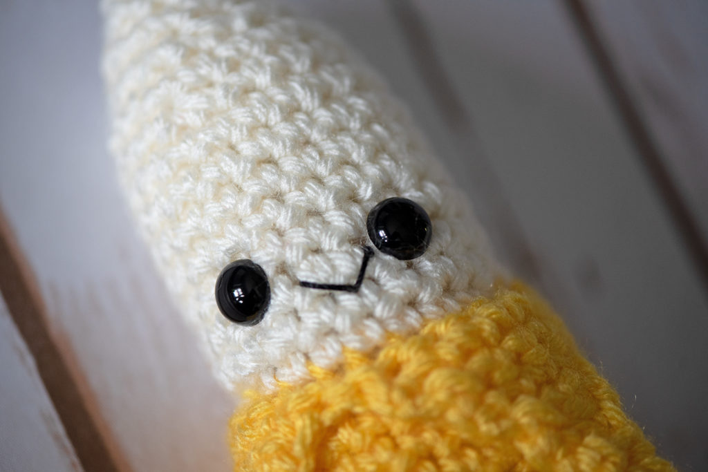 Banana crochet pattern by The Turtle Trunk