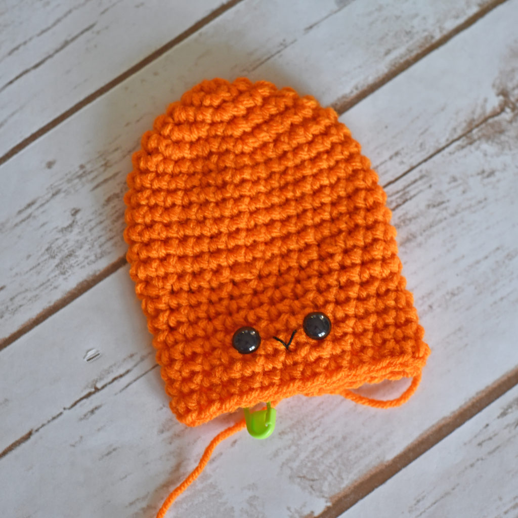 Instructions for the Carrot crochet pattern by The Turtle Trunk