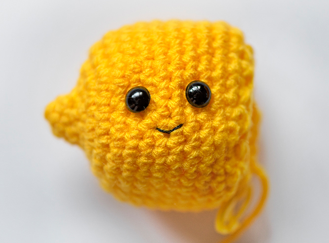 Lemon crochet pattern by The Turtle Trunk