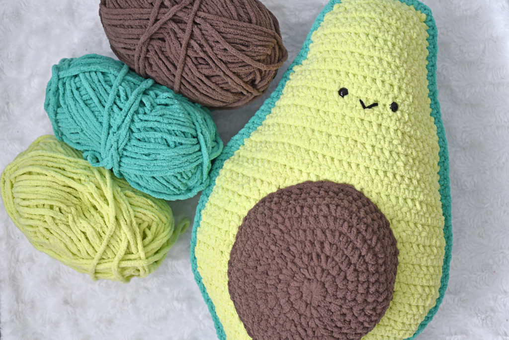 Avocuddler crochet pattern by The Turtle Trunk