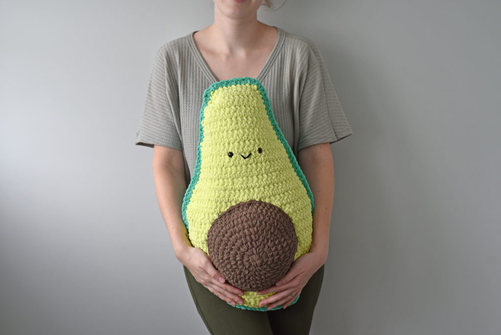 Avocuddler crochet pattern by The Turtle Trunk