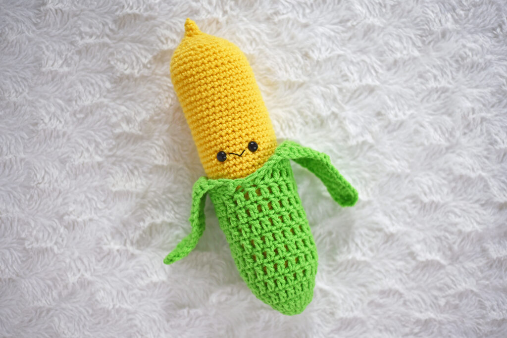 Corn crochet pattern by The Turtle Trunk