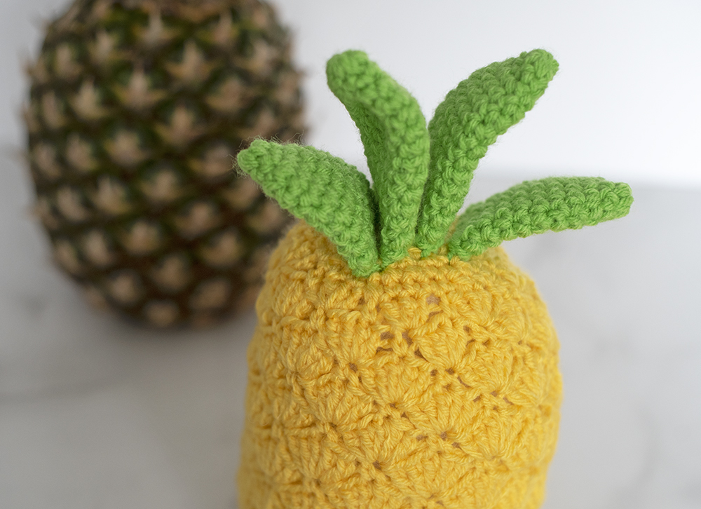 Pineapple crochet pattern by The Turtle Trunk