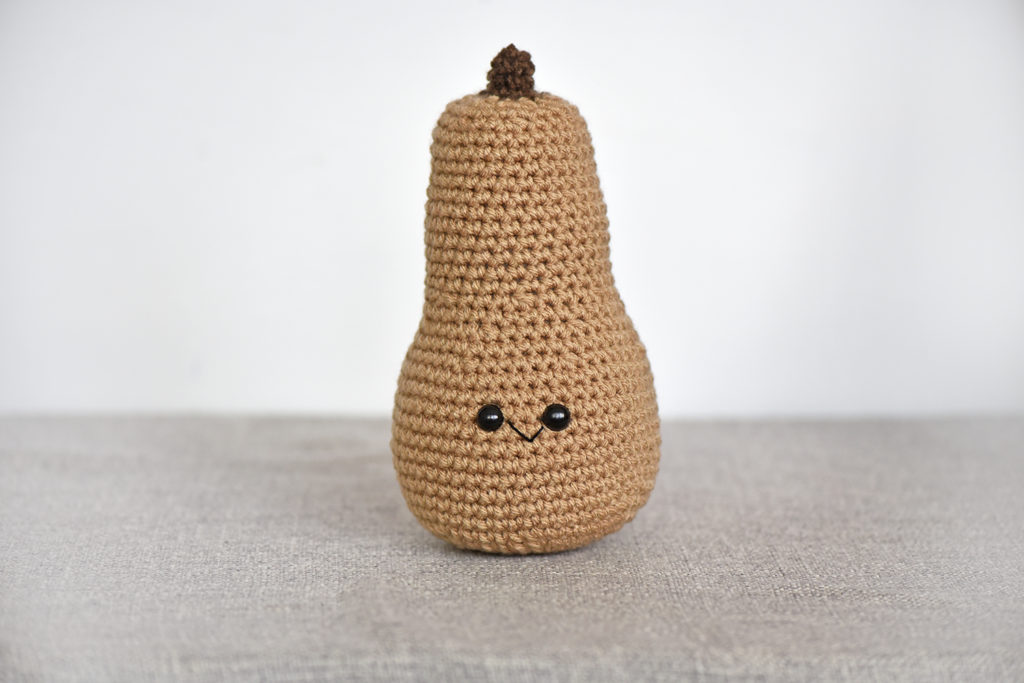 Butternut Squash crochet pattern by The Turtle Trunk