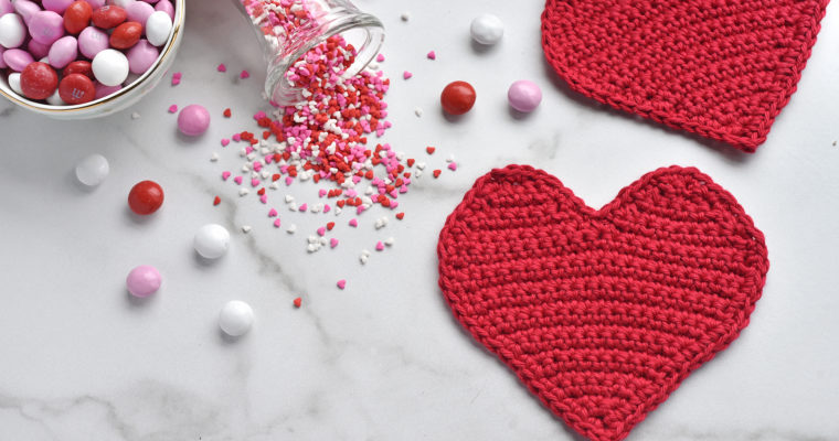 Heart Coaster Crochet Pattern