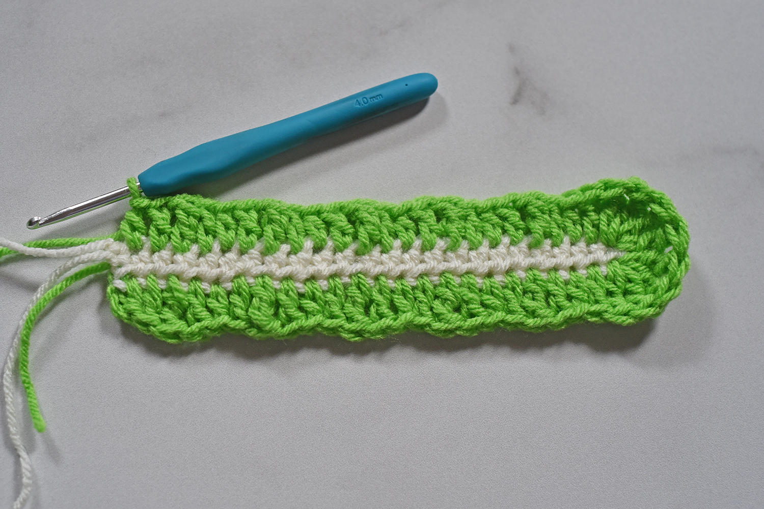 Romaine Lettuce Leaf - Free Crochet Pattern - The Turtle Trunk