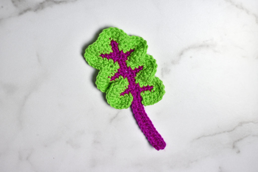 Swiss Chard crochet pattern by The Turtle Trunk