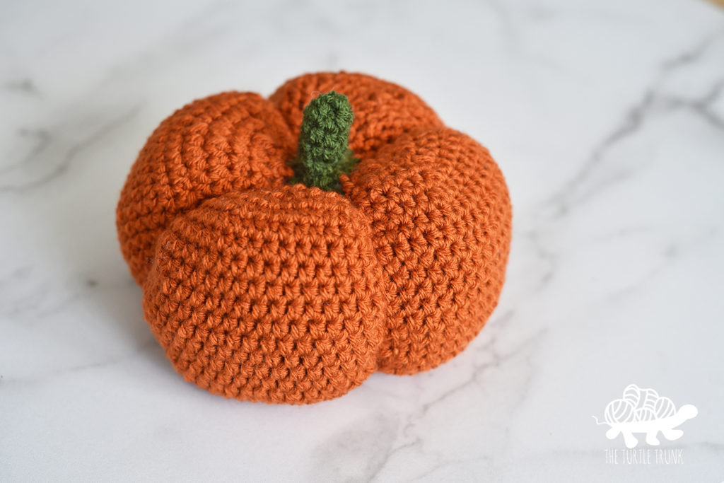 Pumpkin crochet pattern by The Turtle Trunk