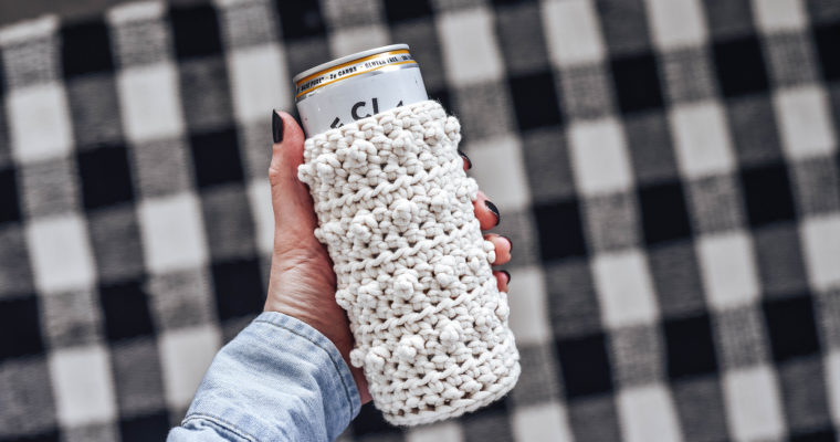 Picot Beverage Holder Crochet Pattern