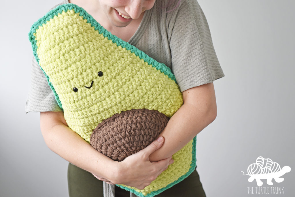 Avocuddler crochet pattern by The Turtle Trunk