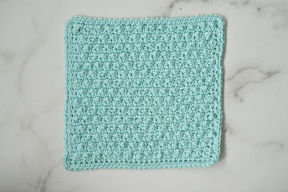 Dotty Dishcloth crochet pattern by The Turtle Trunk