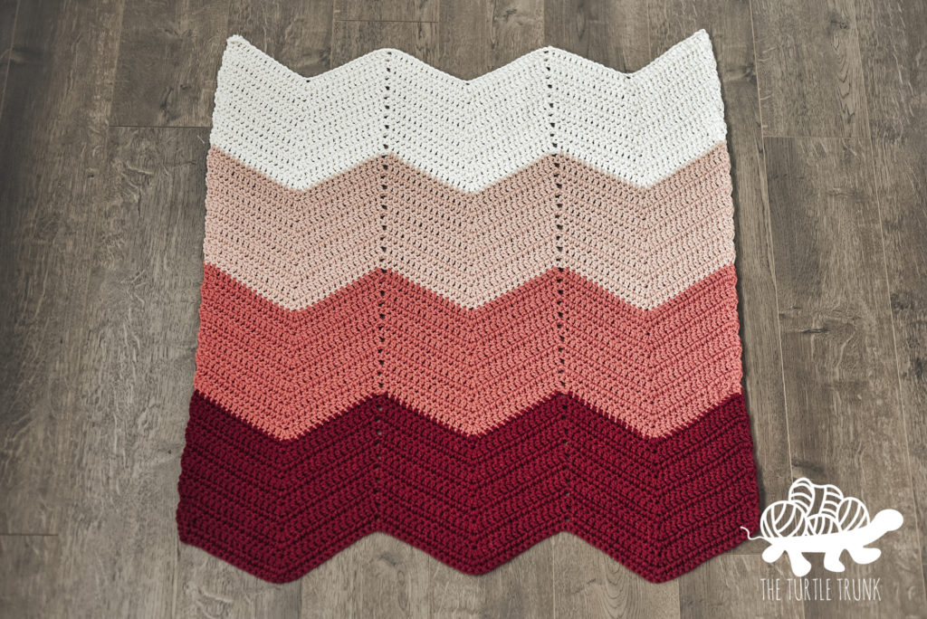 Bebe Baby Blanket crochet pattern by The Turtle Trunk