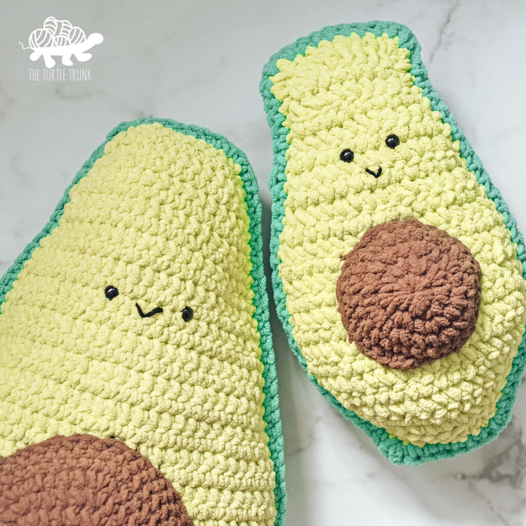 The Avocuddler and Avocuddler Mini crochet pattern by The Turtle Trunk