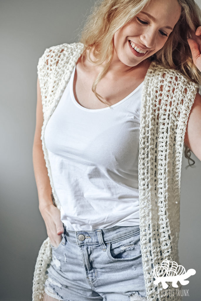 Summer Daze Cardigan crochet pattern by The Turtle Trunk