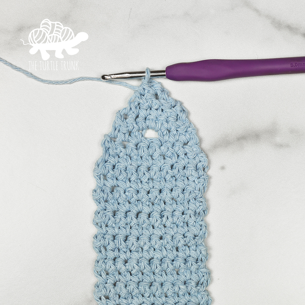 Instructions for the Dotty Dishtowel and Hanging Towel crochet pattern by The Turtle Trunk