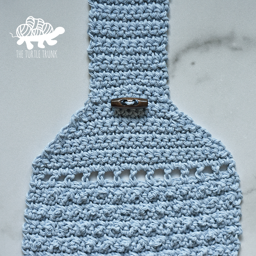 Instructions for the Dotty Dishtowel and Hanging Towel crochet pattern by The Turtle Trunk