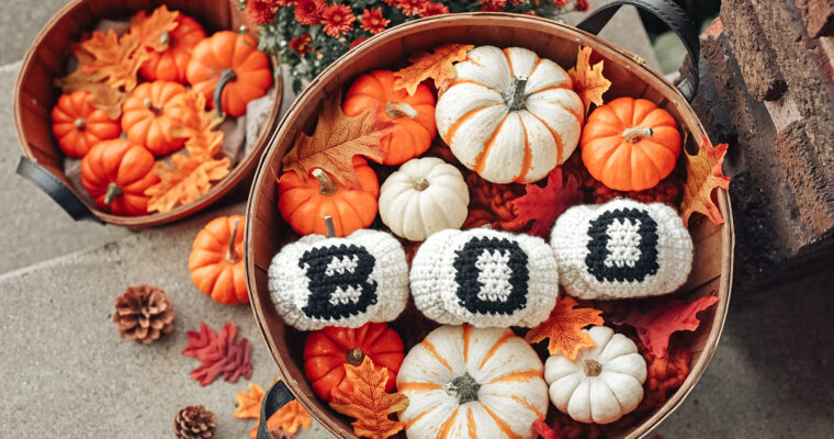 BOO Pumpkins Crochet Pattern