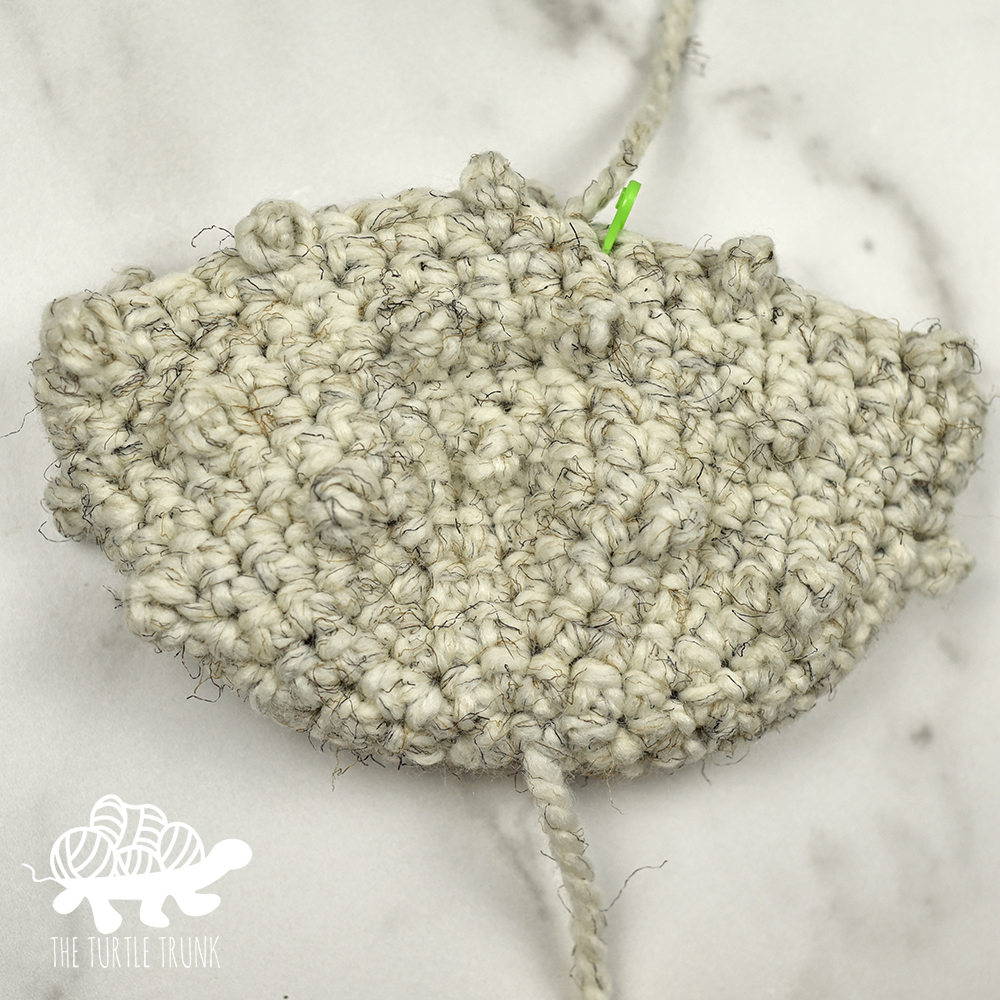 Instructions for the Picot Pumpkin crochet pattern by The Turtle Trunk