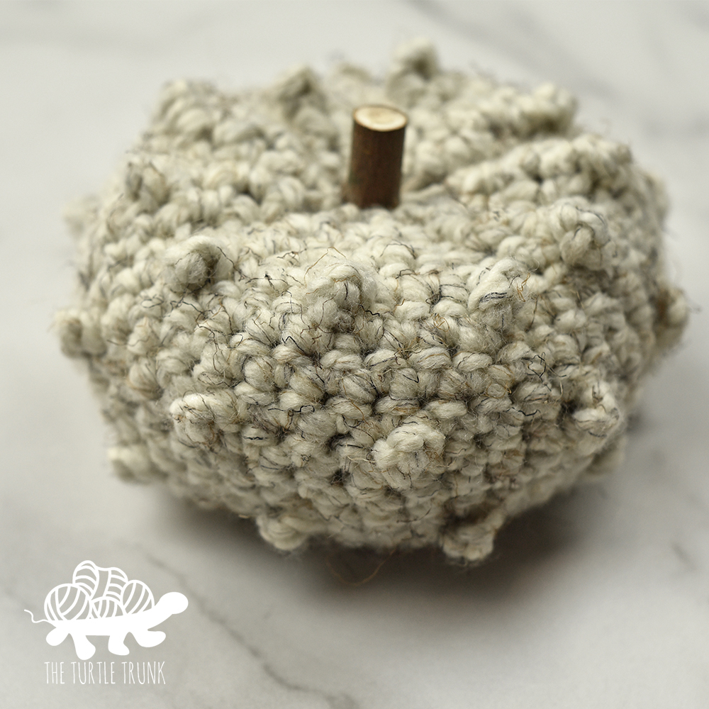 Picot Pumpkin crochet pattern by The Turtle Trunk