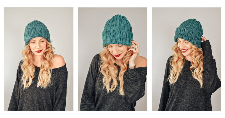 Easy Breezy Ribbed Beanie Crochet Pattern