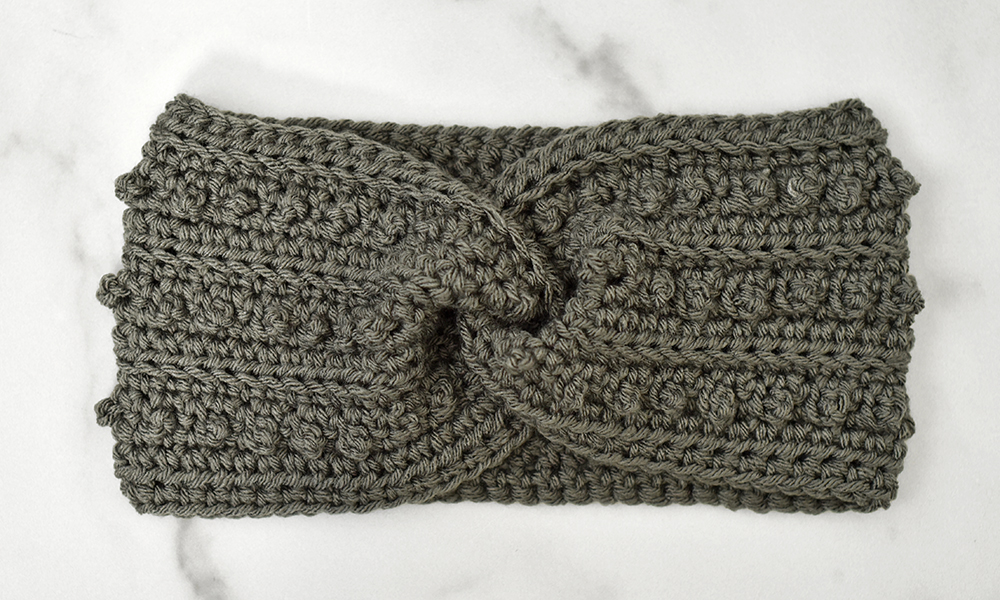 Picot Headband crochet pattern by The Turtle Trunk