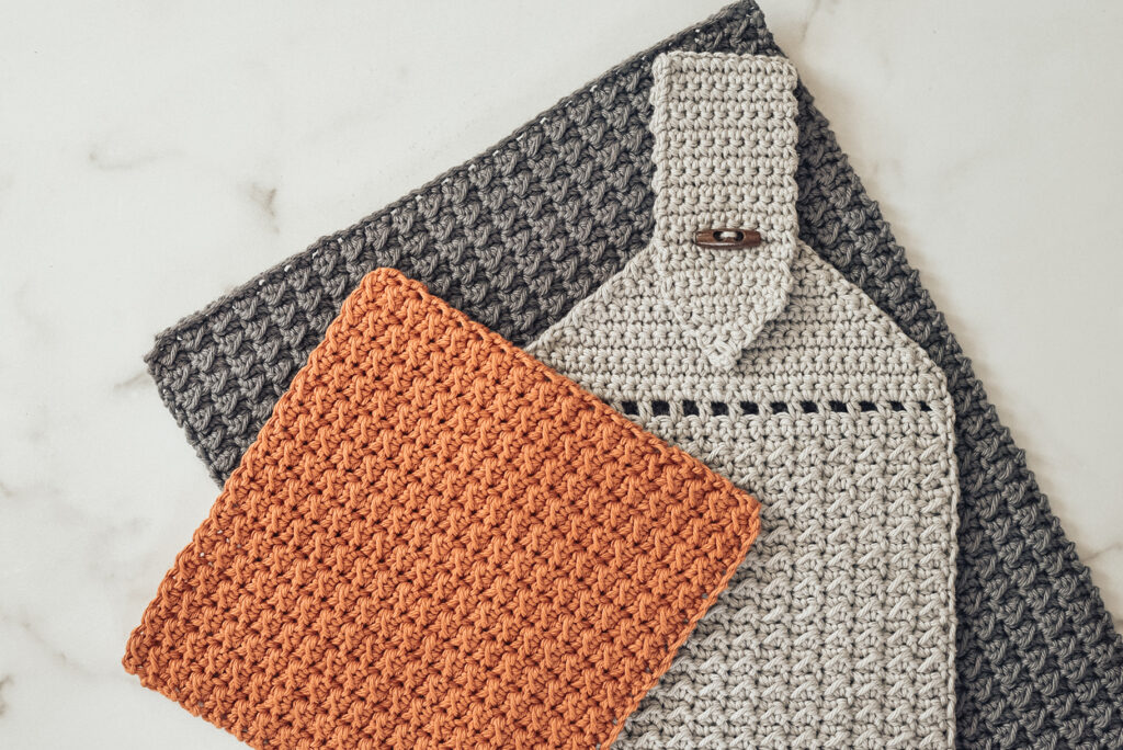 Farmhouse Pot Holder - Free Crochet Pattern - The Turtle Trunk