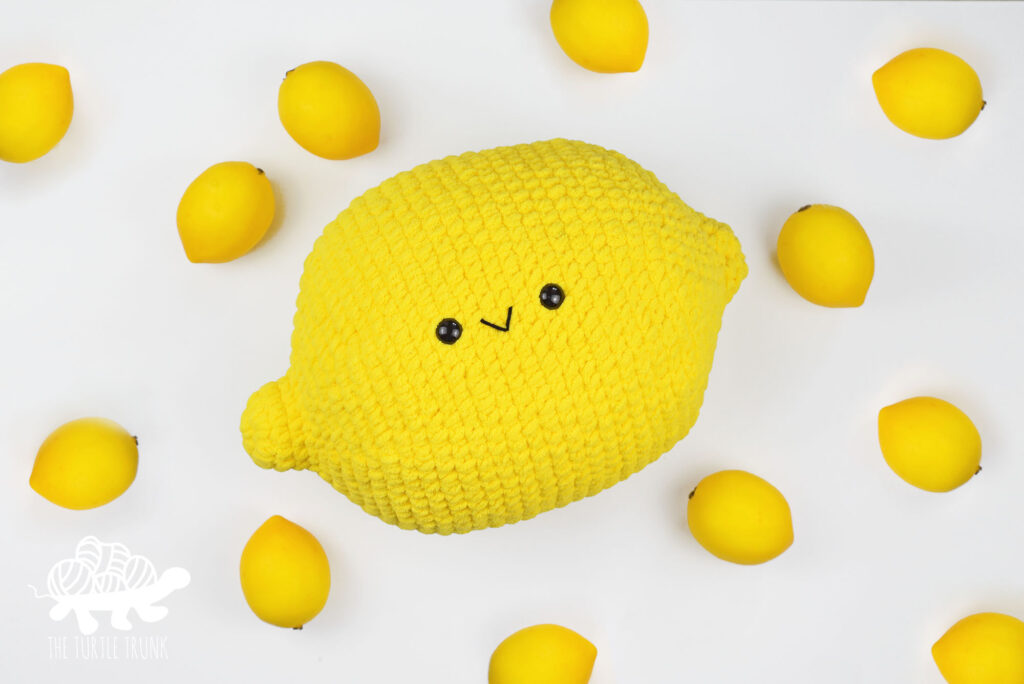 Lemon Cuddler crochet pattern by The Turtle Trunk