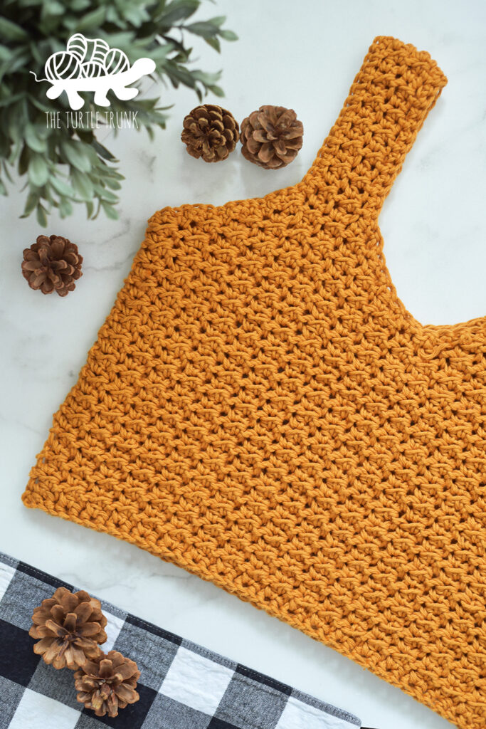 Finished Sweet Tea Tank crochet pattern by The Turtle Trunk