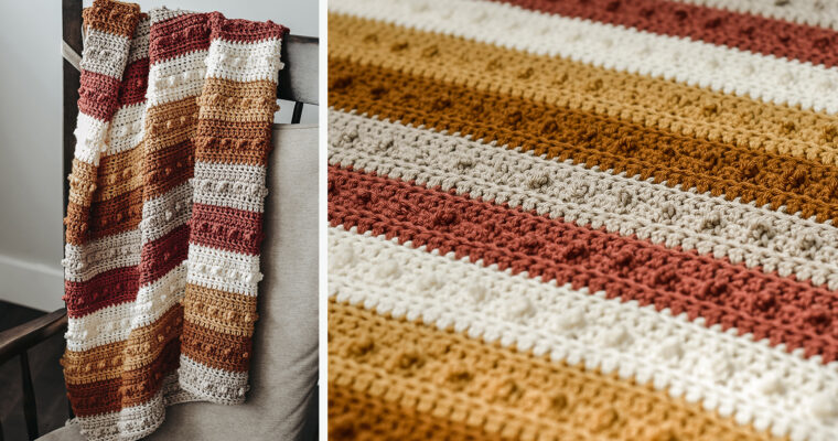 Picot Blanket Crochet Pattern