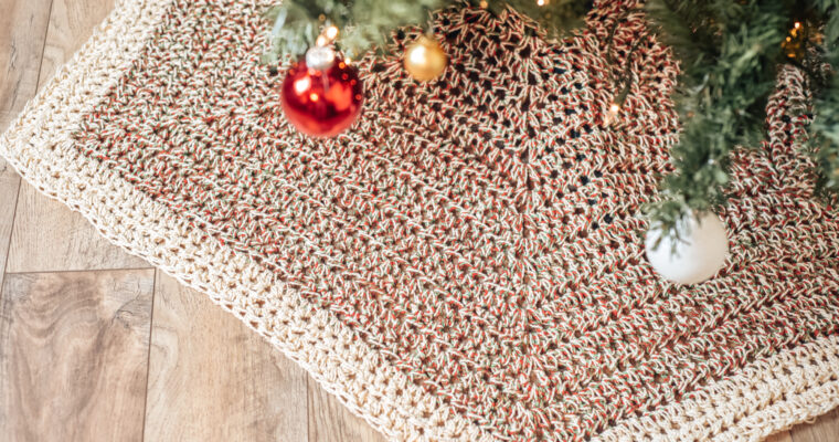 Christmas Cheer Tree Skirt Crochet Pattern