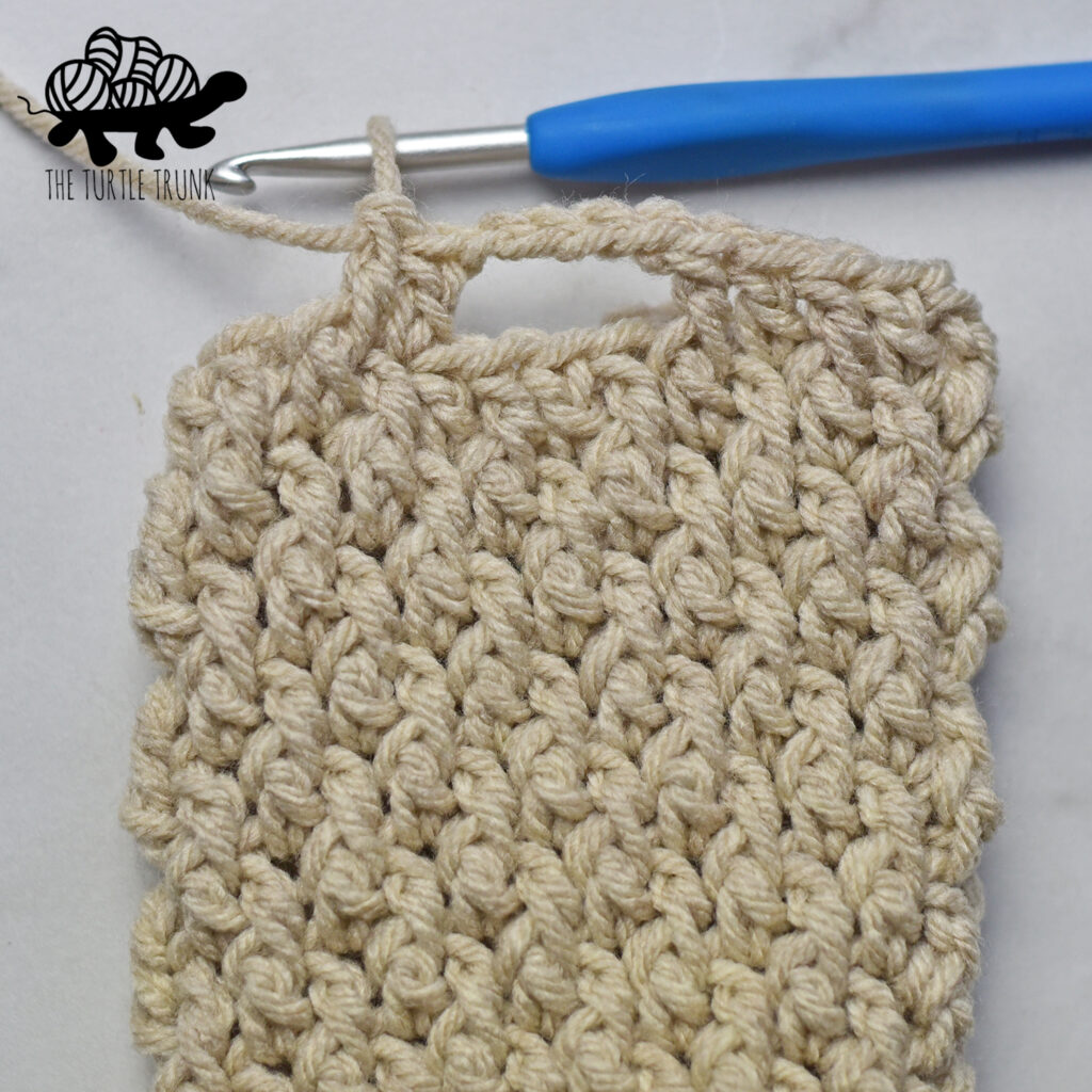 How to make the thumbhole on the Country Cottage Mittens crochet pattern by The Turtle Trunk