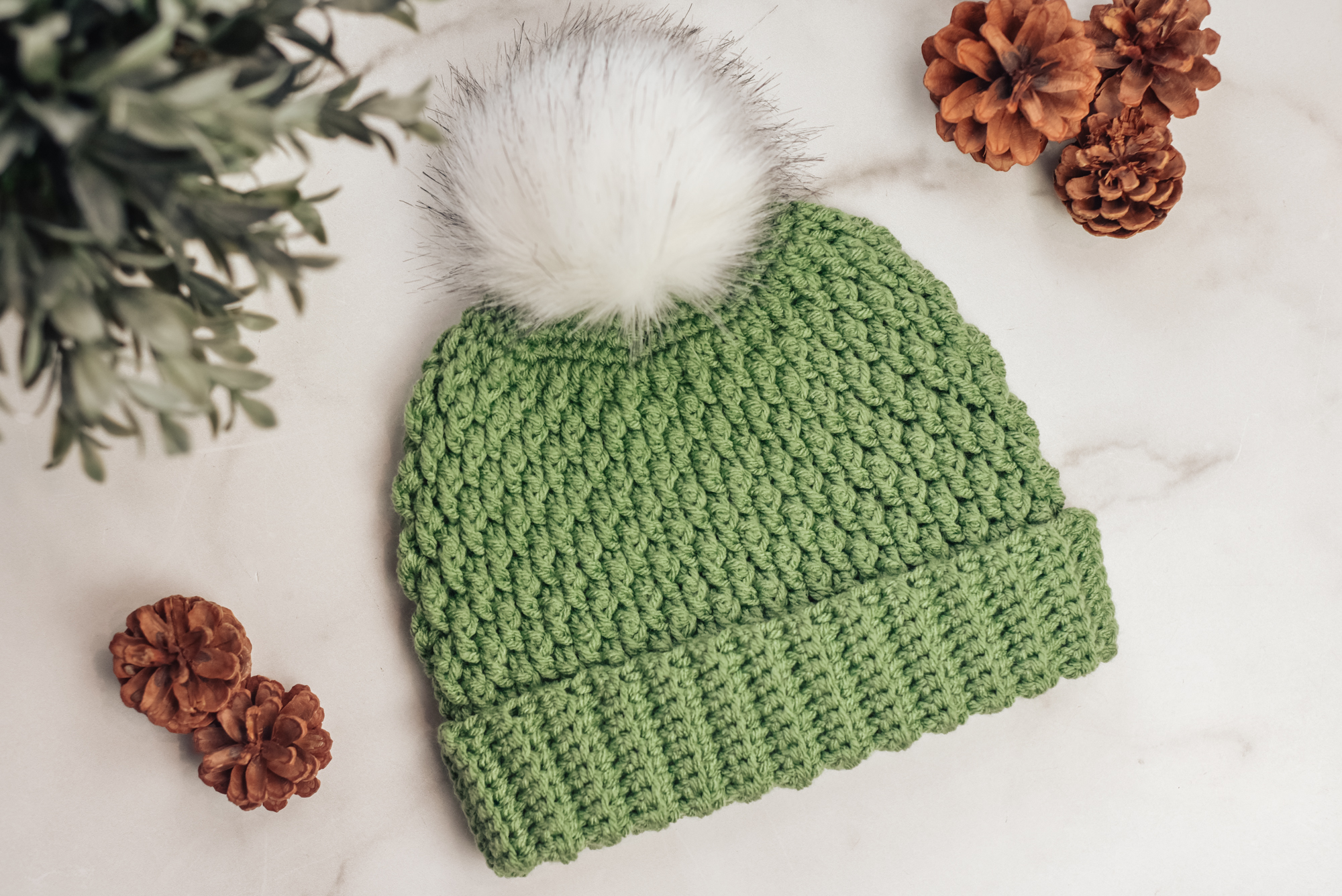 Free Crochet Beanie Pattern - Country Cottage Beanie - The Turtle Trunk