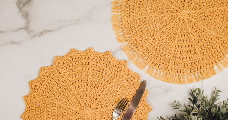 Hello Sunshine Placemat Crochet Pattern