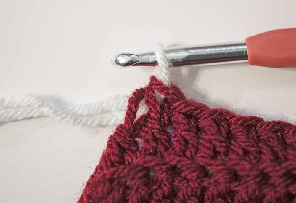 How to change colors in crochet.