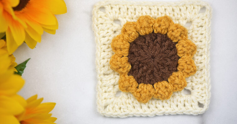 Sunflower Square Crochet Pattern