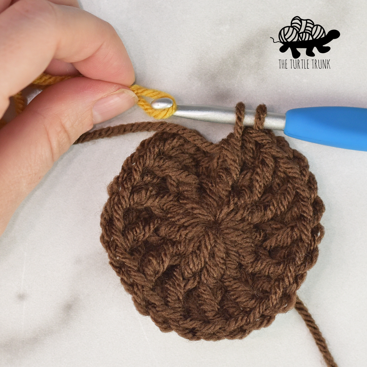 Sunflower Square - Free Crochet Pattern - The Turtle Trunk