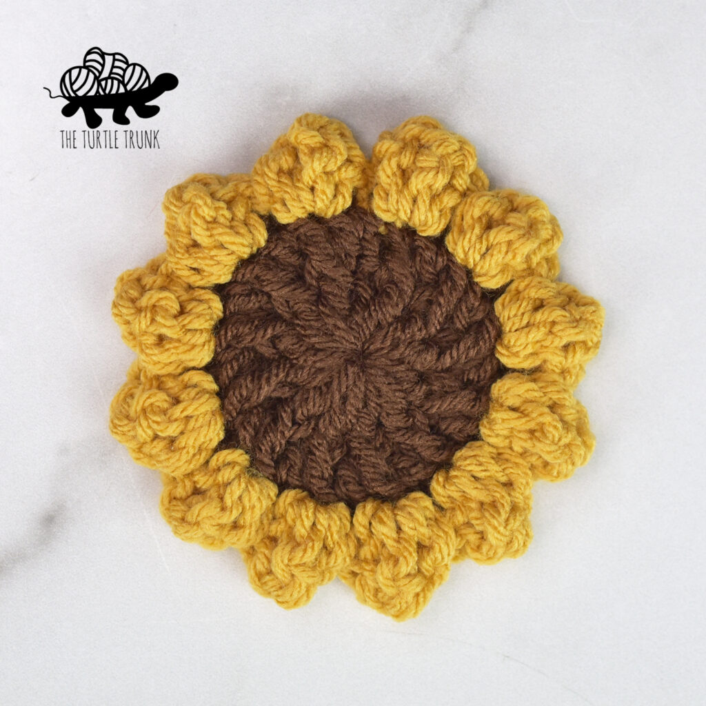 Sunflower Square - Free Crochet Pattern - The Turtle Trunk