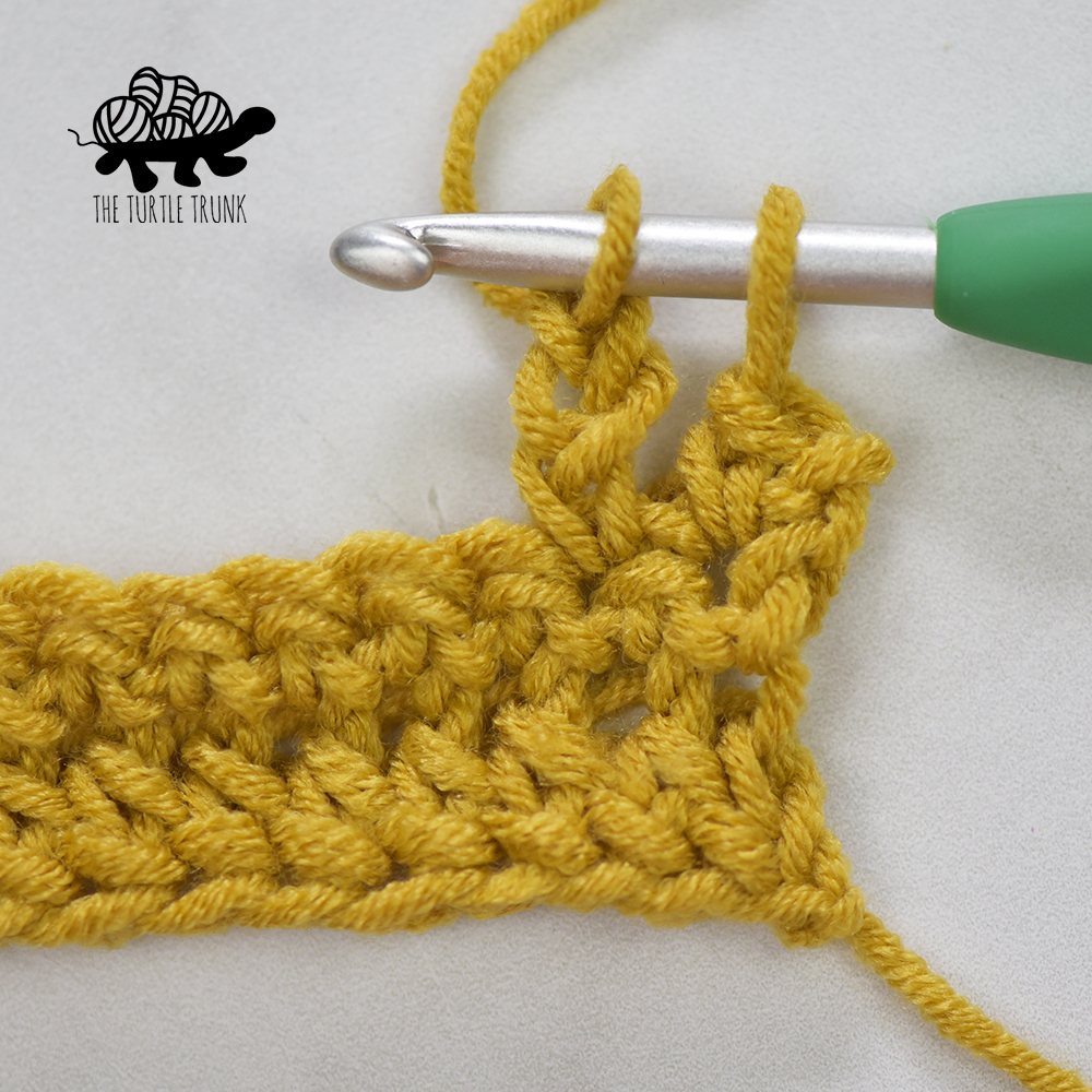 How to crochet a Picot Single Crochet stitch.