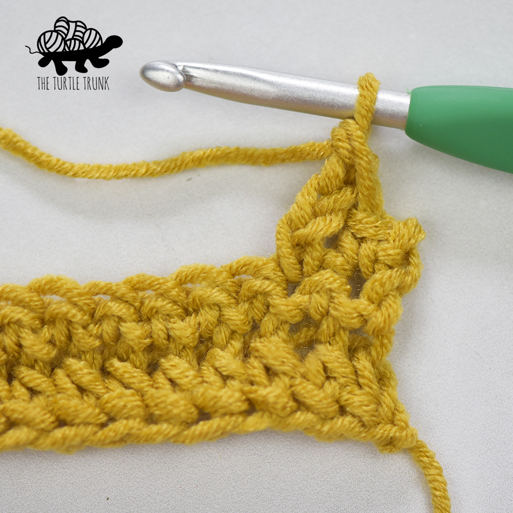 How to crochet a Picot Single Crochet stitch.