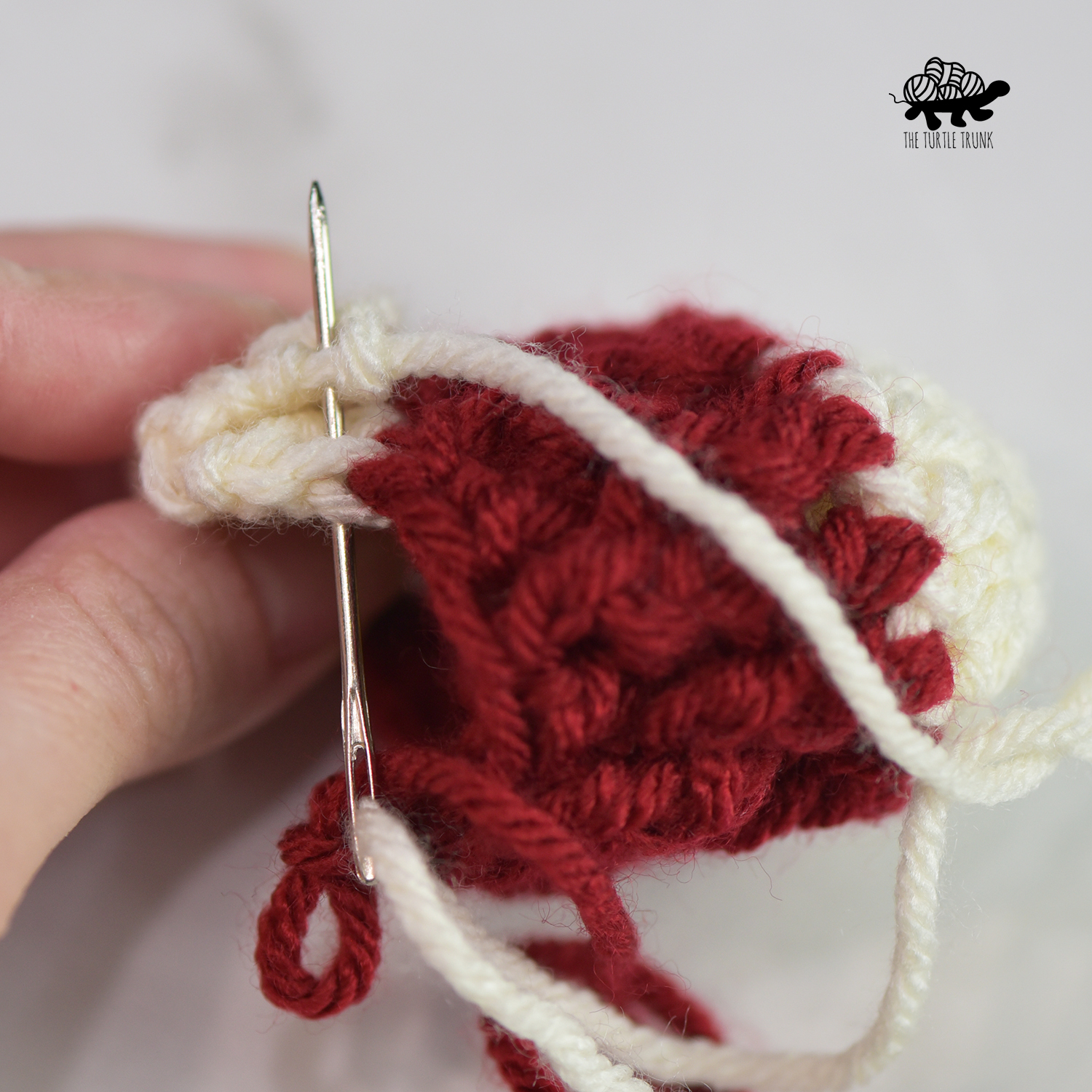 Mini Country Cottage Stocking - Free Crochet Pattern
