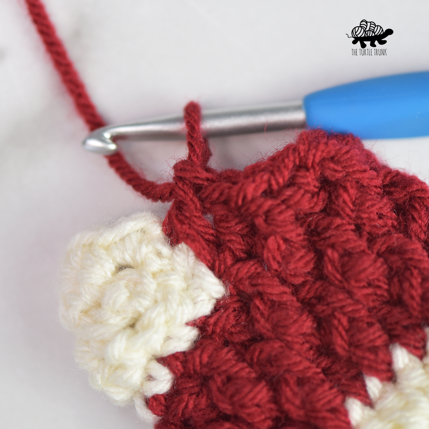 Mini Country Cottage Stocking - Free Crochet Pattern