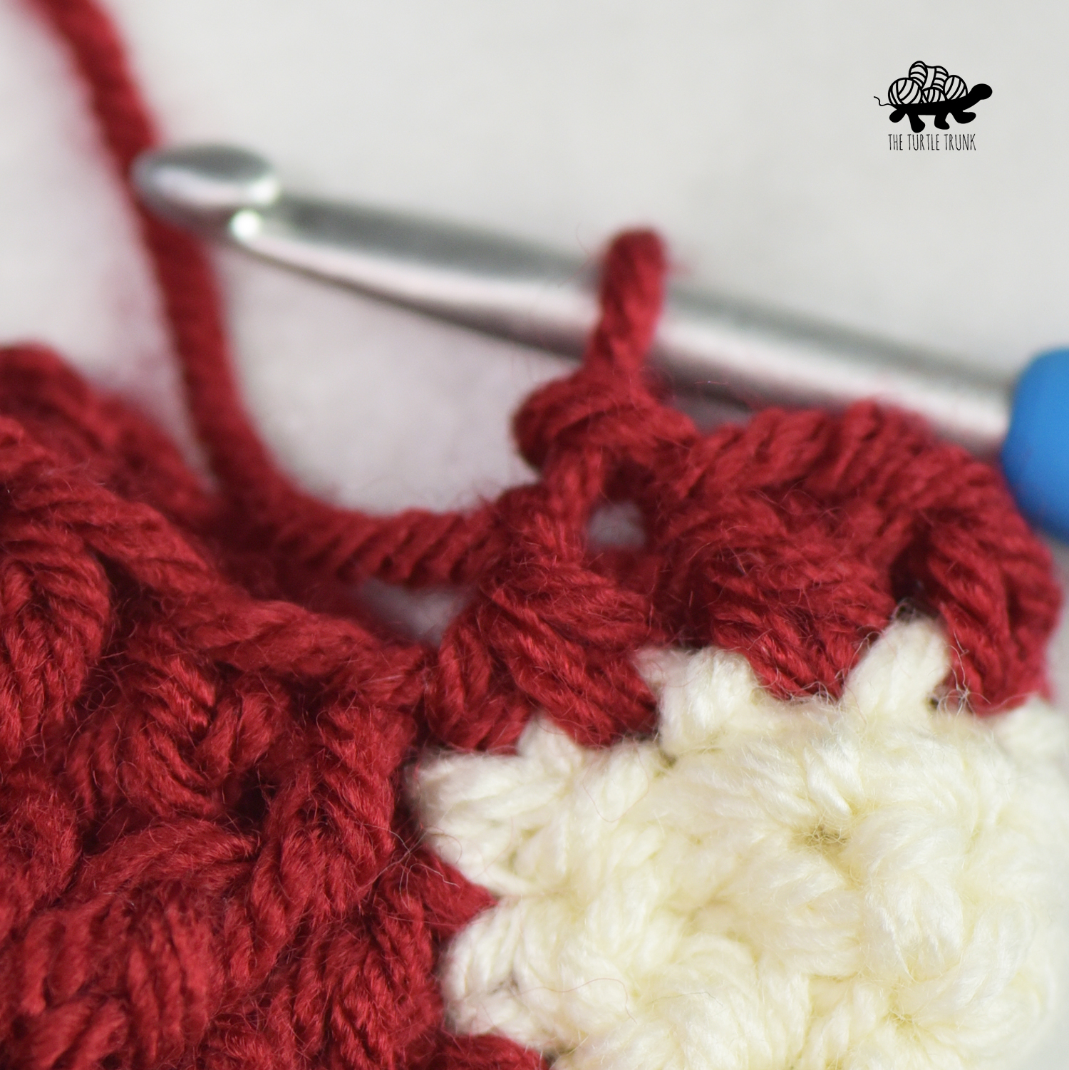 Mini Country Cottage Stocking - Free Crochet Pattern