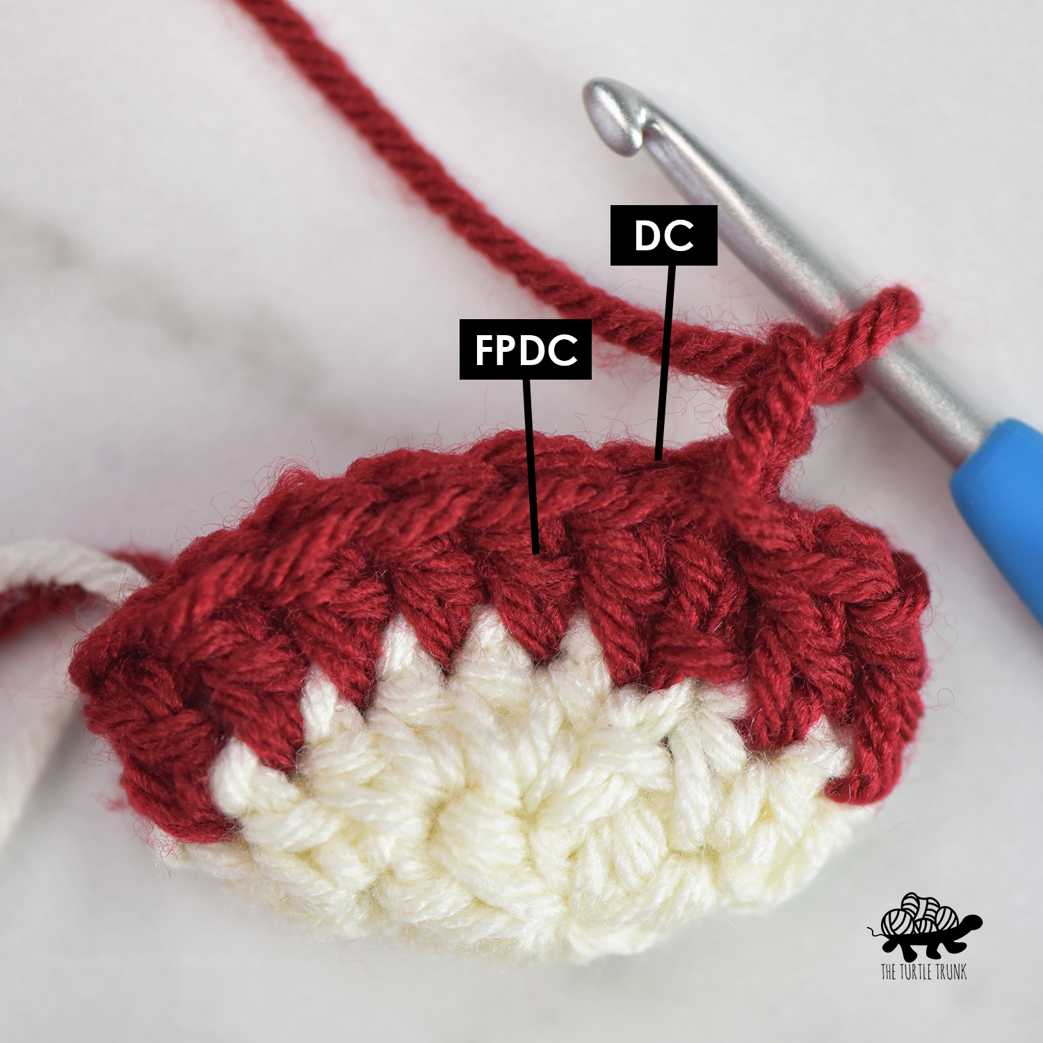 Mini Country Cottage Stocking - Free Crochet Pattern