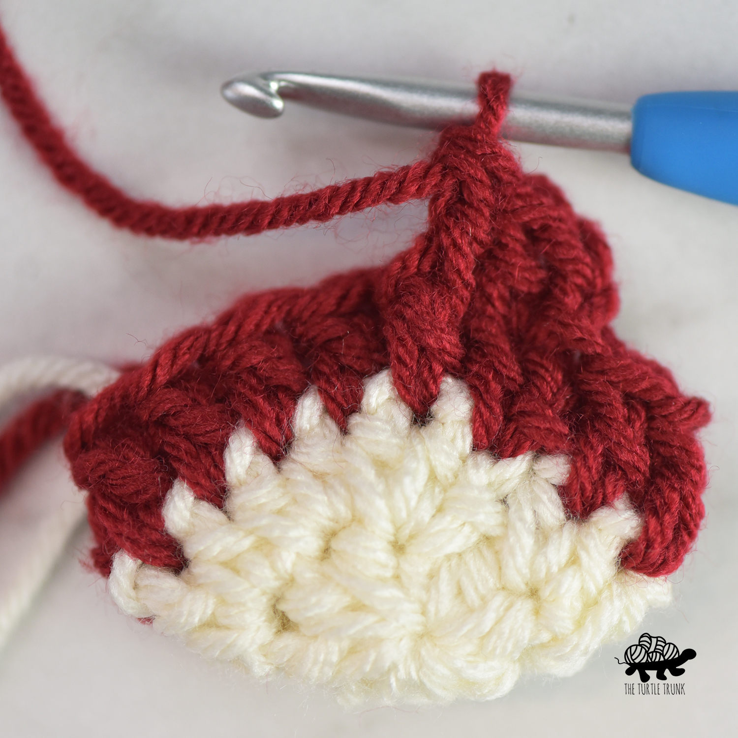 Mini Country Cottage Stocking - Free Crochet Pattern